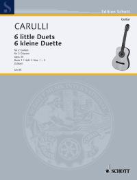 CARULLI F. - DUOS V.1 (1-3) (6) - OP.34
