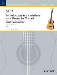 SOR F. - INTRODUCCION Y VARIACION TEMA DE MOZART - OP.9
