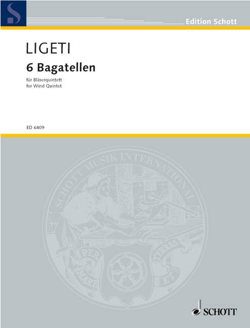LIGETI G. - BAGATELLEN (6) QUINTETO GENERAL