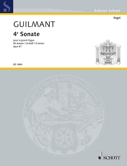 GUILMANT A. - SONATA Nº4 RE m - OP.61