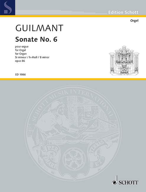 GUILMANT A. - SONATA Nº6 SI m - OP.86