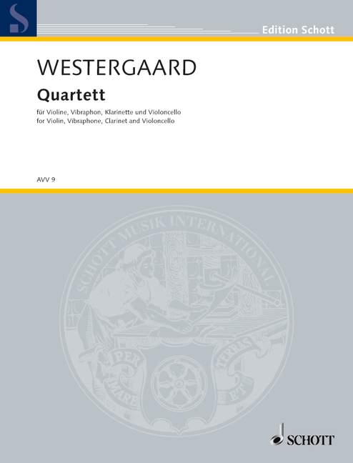 WESTERGAARD P. - QUARTETT (1960)              V/VIB/CL/VC -