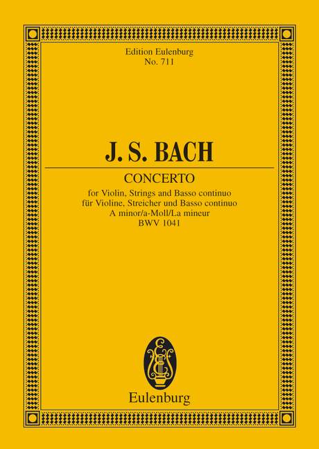 BACH J.S. - CONCIERTO Nº1 LA m (V) - BWV.1041