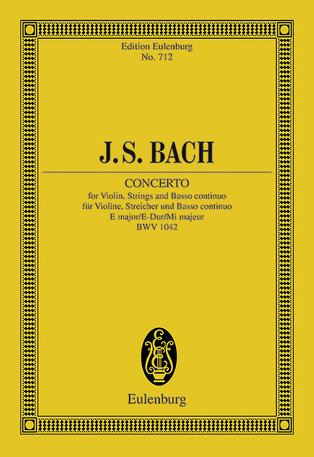 BACH J.S. - CONCIERTO Nº2 MI M (V) - BWV.1042