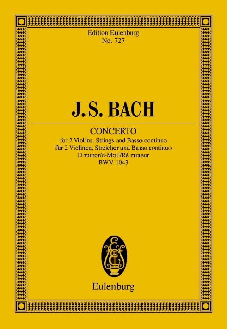 BACH J.S. - CONCIERTO DOBLE RE m (V) - BWV.1043