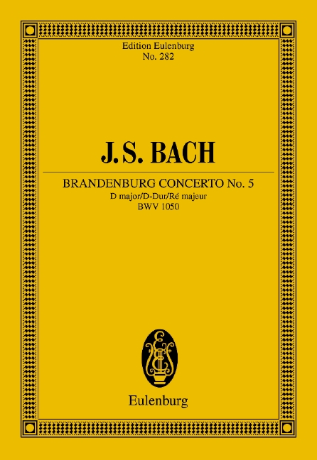 BACH J.S. - CONCIERTO DE BRANDENBURGO Nº5 RE M - BWV.1050