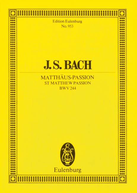 BACH J.S. - PASION SEGUN SAN MATEO - BWV.244