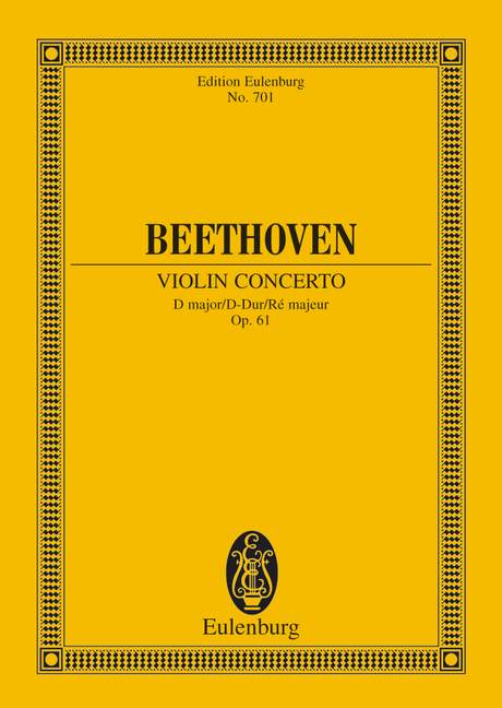 BEETHOVEN L.V. - CONCIERTO RE M (V) - OP.61