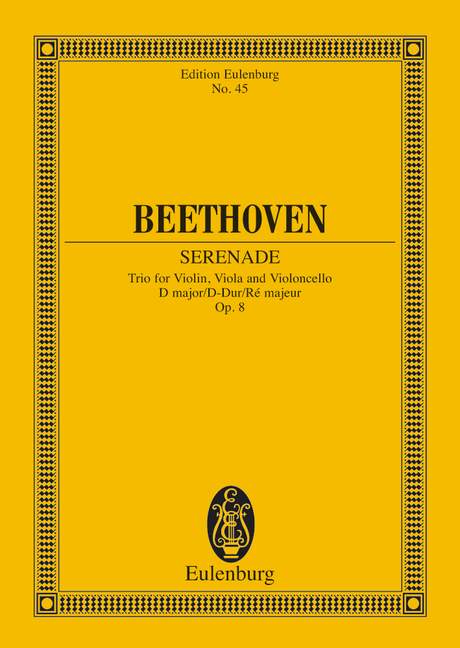 BEETHOVEN L.V. - TRIO RE M - OP.8