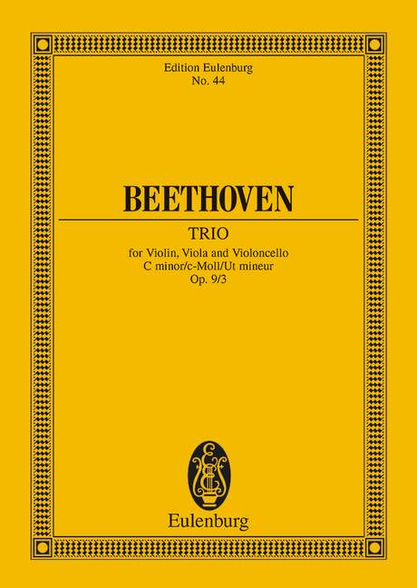 BEETHOVEN L.V. - TRIO Nº3 DO m - OP.9