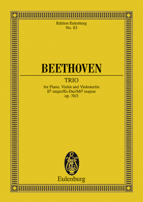 BEETHOVEN L.V. - TRIO Nº6 MIb M (P) - OP.70 Nº2