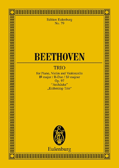 BEETHOVEN L.V. - TRIO Nº7 SIb M (P) - OP.97