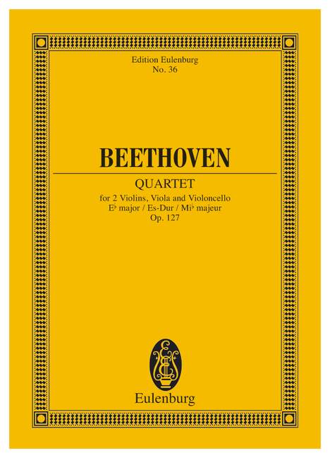 BEETHOVEN L.V. - CUARTETO Nº12 MIb M - OP.127