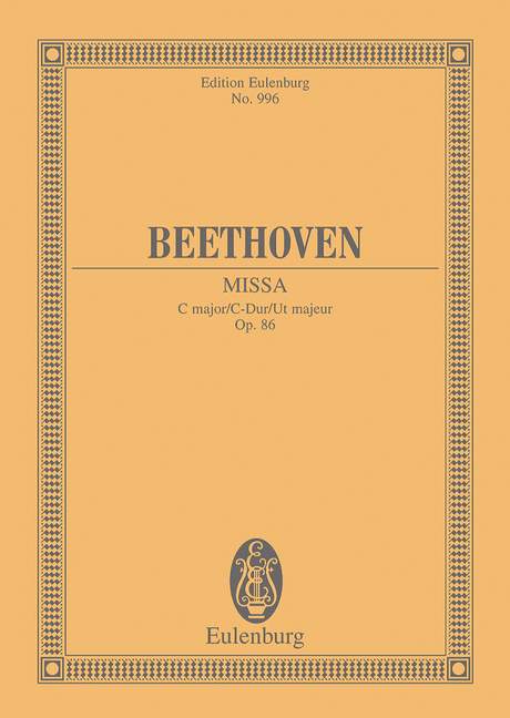 BEETHOVEN L.V. - MISA DO M - OP.86