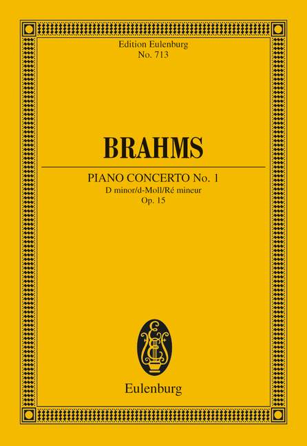 BRAHMS J. - CONCIERTO Nº1 RE m (P) - OP.15