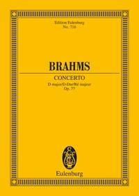BRAHMS J. - CONCIERTO RE M (V) - OP.77