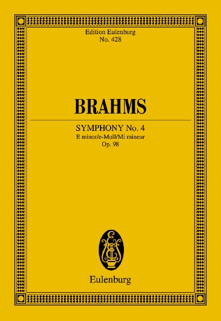 BRAHMS J. - SINFONIA Nº4 MI m - OP.98