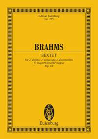BRAHMS J. - SEXTETO Nº1 SIb M (C) - OP.18 (BOLSILLO)