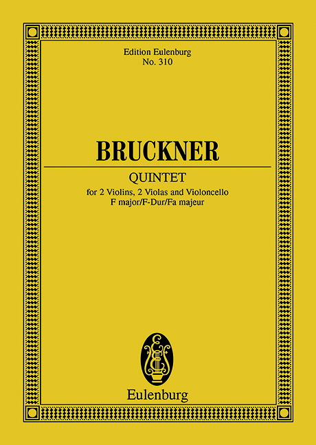 BRUCKNER A. - QUINTETO CUERDA FA M -