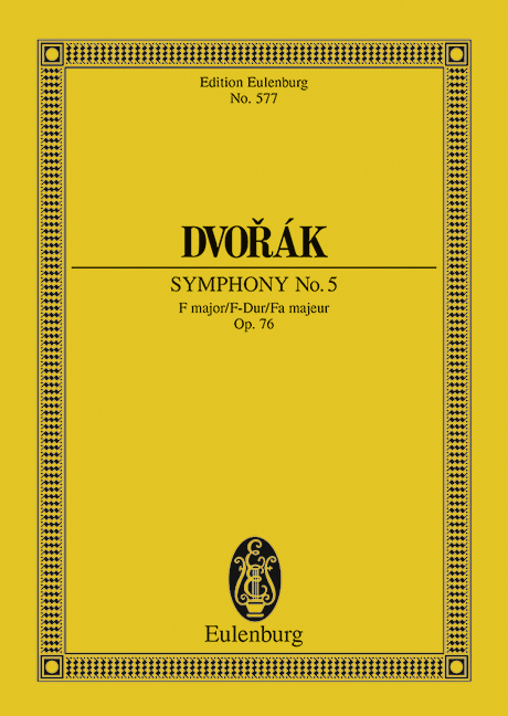 DVORAK A. - SINFONIA Nº5 FA M - OP.76