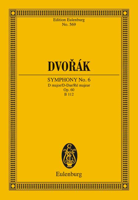 DVORAK A. - SINFONIA Nº6 RE M - OP.60