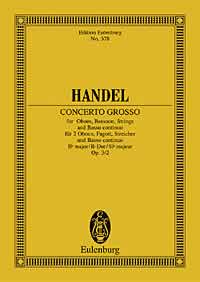 HANDEL G.F. - CONCIERTO Nº2 (OB) - OP.3