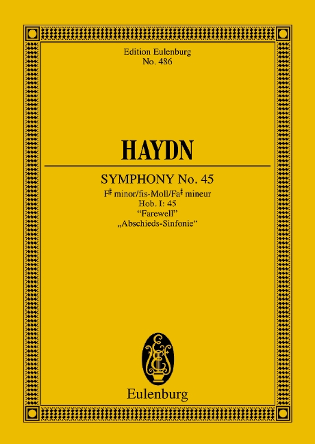 HAYDN J. - SINFONIA Nº45 FA# m LOS ADIOSES -