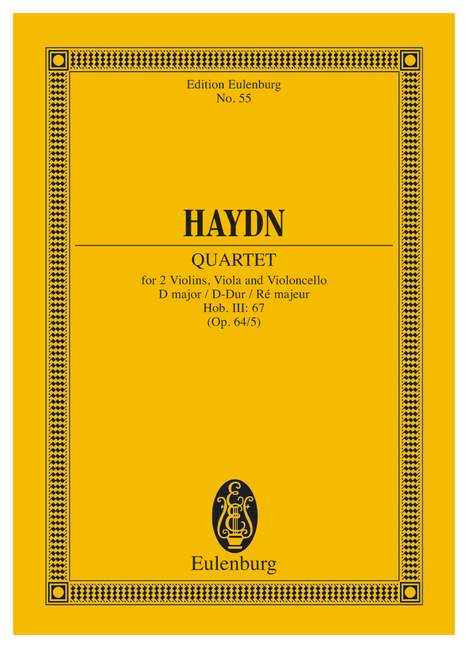 HAYDN J. - CUARTETO Nº67 LA M (C) - OP.64 Nº5