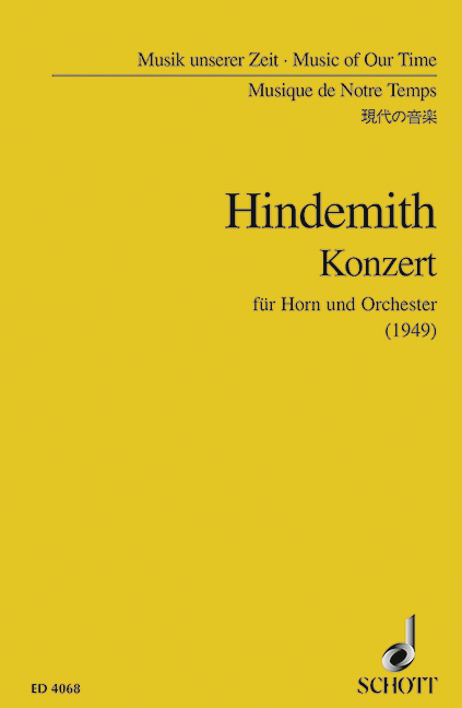 HINDEMITH P. - CONCIERTO (1949) (TR) -