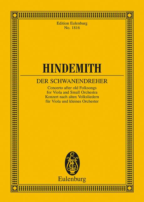 HINDEMITH P. - DER SCHWANENDREHER (1935) -