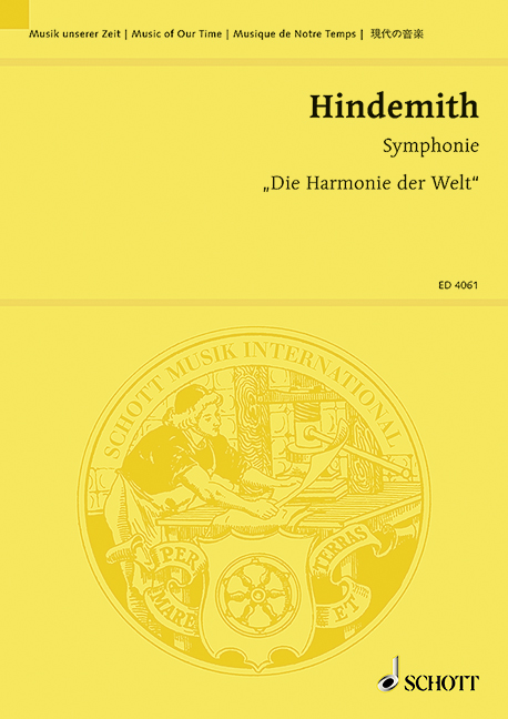 HINDEMITH P. - SINFONIA DIE ARMONIE DER WELT -