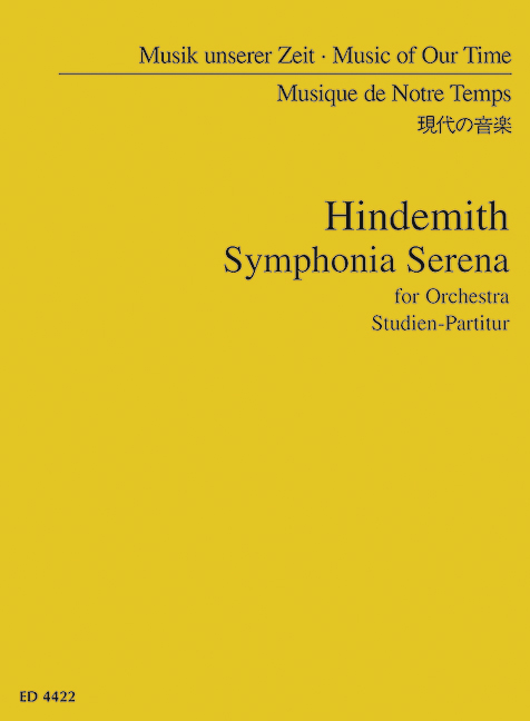 HINDEMITH P. - SINFONIA SERENA (1946) -