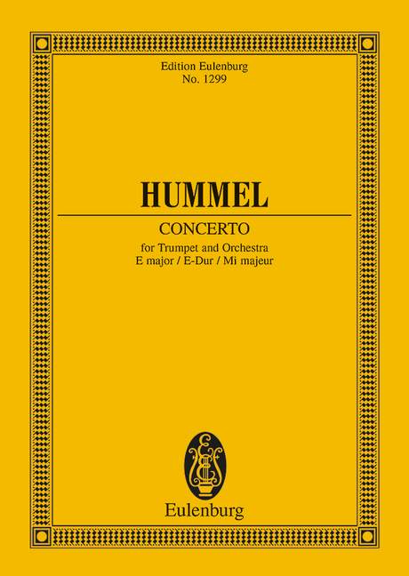 HUMMEL J.N. - CONCIERTO MIb M (TP) -