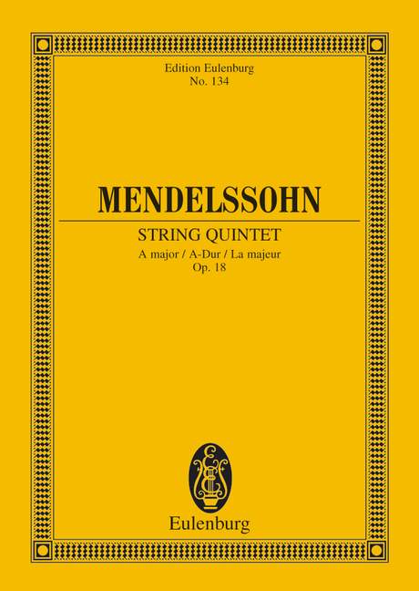 MENDELSSOHN F. - QUINTETO LA M (C) - OP.18