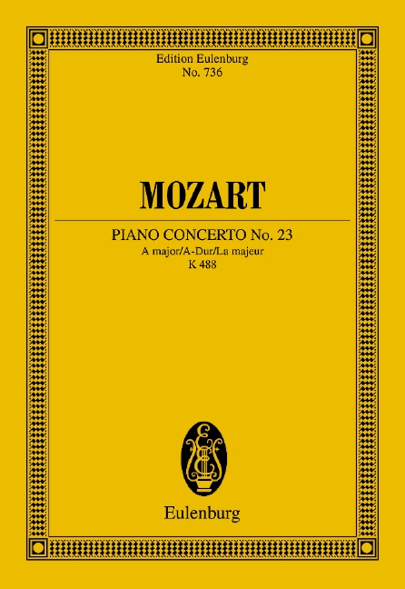 MOZART W.A. - CONCIERTO Nº23 LA M (P) +CD KV.488 BOLSILLO