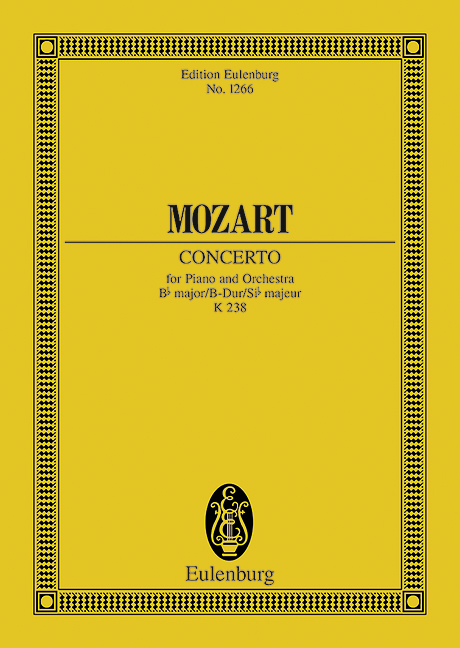 MOZART W.A. - CONCIERTO Nº6 SIb M (P) - KV.238