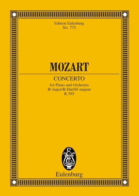 MOZART W.A. - CONCIERTO Nº27 SIb M (P) - KV.595