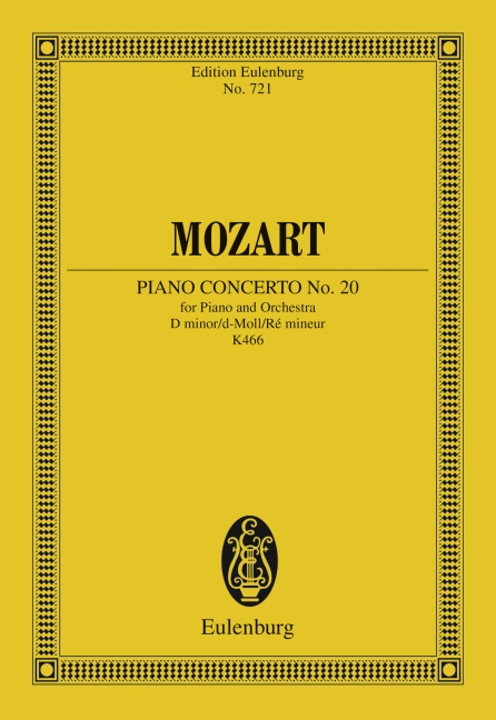 MOZART W.A. - CONCIERTO Nº20 RE m (P) - KV.466