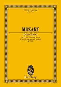 MOZART W.A. - CONCIERTO Nº10 MIb M 2 pianos - KV.365 (BOLSILLO)