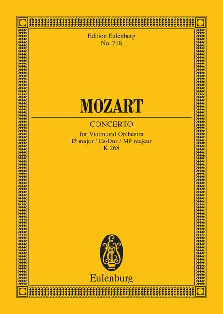 MOZART W.A. - CONCIERTO Nº6 MIb M (V) - KV.268
