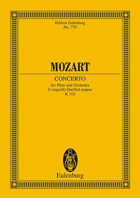 MOZART W.A. - CONCIERTO Nº1 SOL M (FL) - KV.313