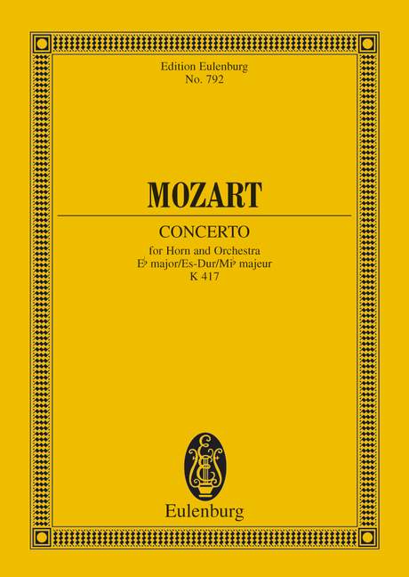 MOZART W.A. - CONCIERTO Nº2 MIb M (TR) - KV.417