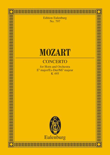 MOZART W.A. - CONCIERTO Nº4 MIb M (TR) - KV.495
