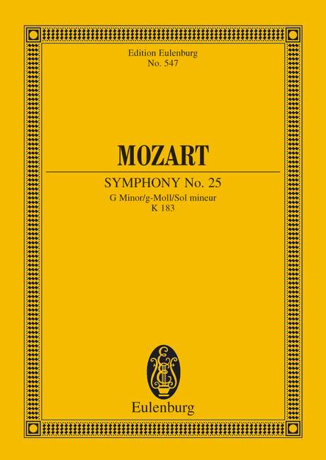 MOZART W.A. - SINFONIA Nº25 SOL m - KV.183