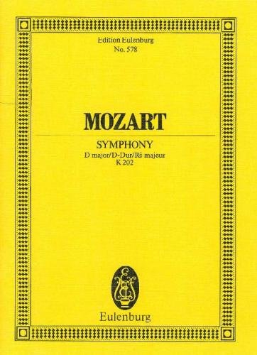 MOZART W.A. - SINFONIA Nº30 RE M - KV.202