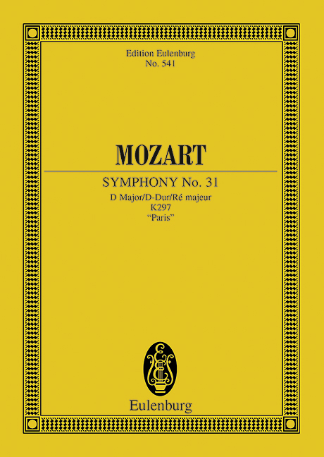 MOZART W.A. - SINFONIA Nº31 RE M - KV.297