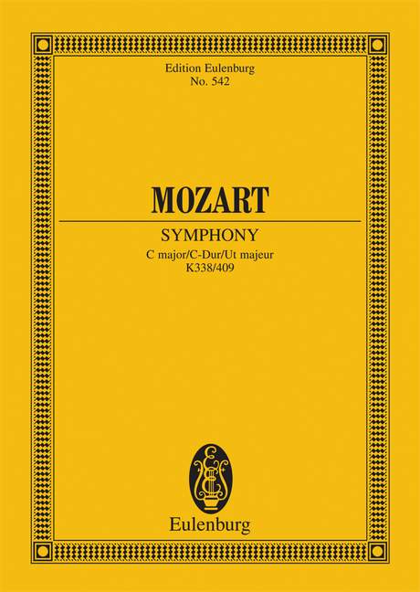 MOZART W.A. - SINFONIA Nº34 DO M - KV.338