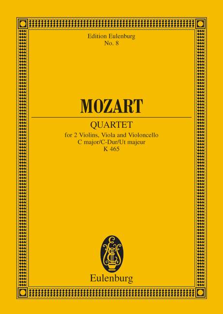 MOZART W.A. - CUARTETO DO M (C) - KV.465
