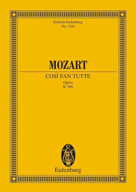 MOZART W.A. - COSSI FAN TUTTE - KV.588