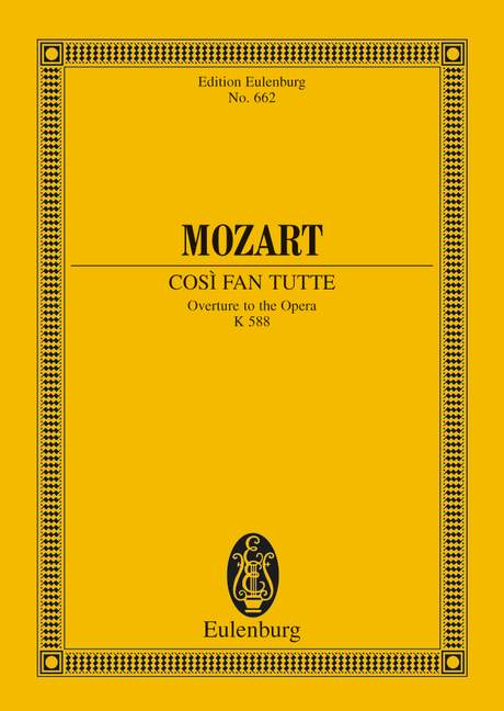 MOZART W.A. - COSSI FAN TUTTE OBERTURA - KV.588